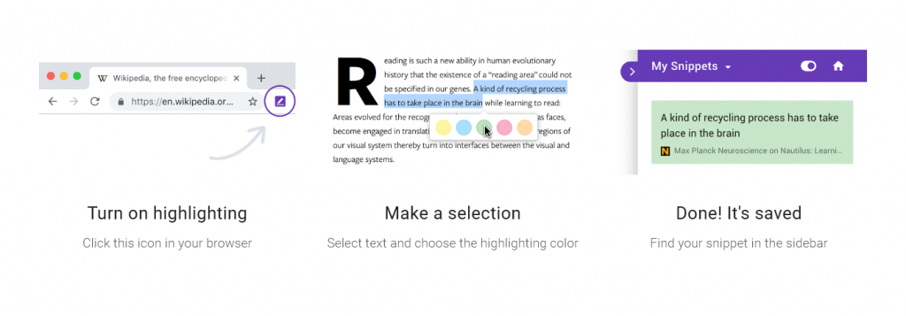 Add text snippets from the web - Snippet's Blog